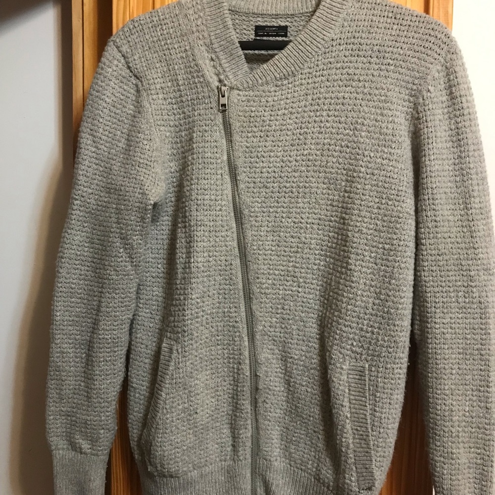 All Saints Switch Bomber Sweater